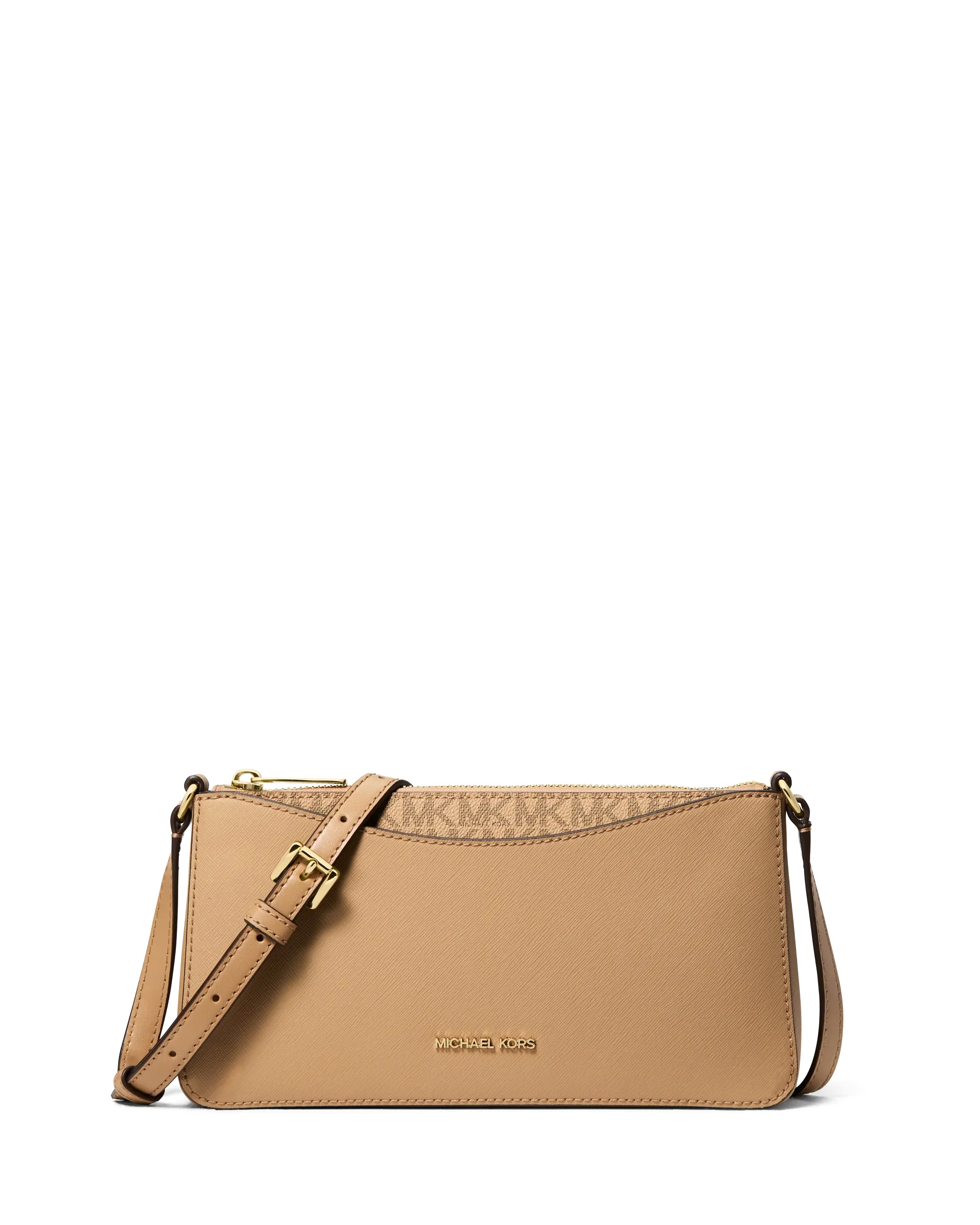 Michael Kors Arden Medium Crossbody Bag — Camel